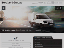 Tablet Screenshot of bergland-gruppe.de